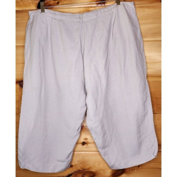 Counterparts Women’s Tan Capris Plus Size 22W - Picture 1 of 9